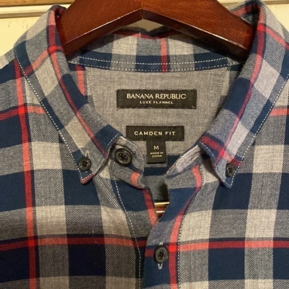 Banana Republic luxe flannel Camden fit‎ shirt